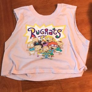 Nickelodeon Light Pink Rugrats Crop Top